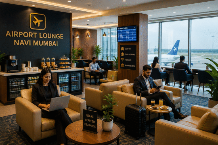 airport lounge in Navi Mumbai