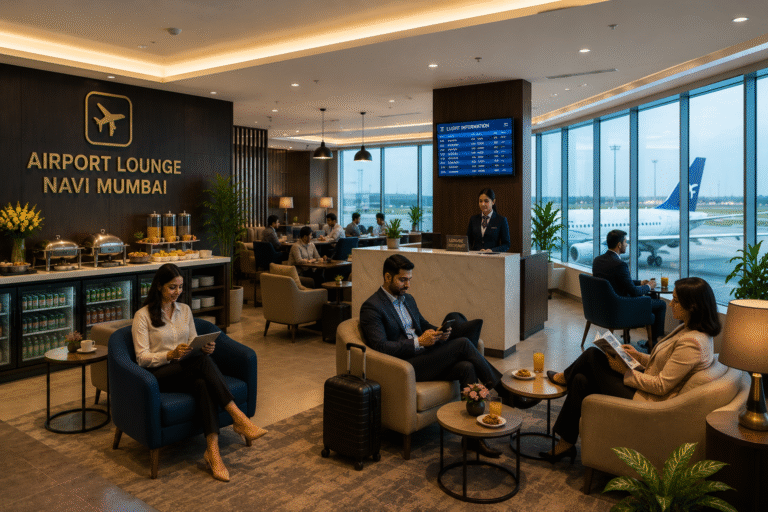 airport lounge in Navi Mumbai