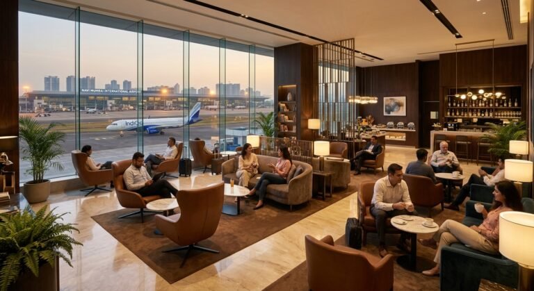 airport lounge in Navi Mumbai