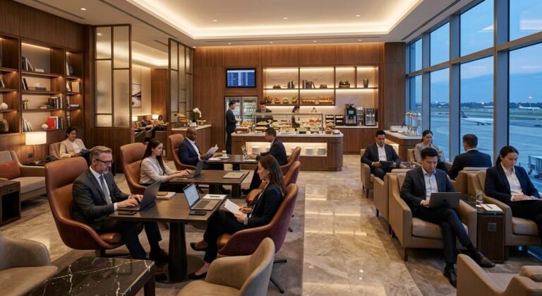 airport lounge in Navi Mumbai