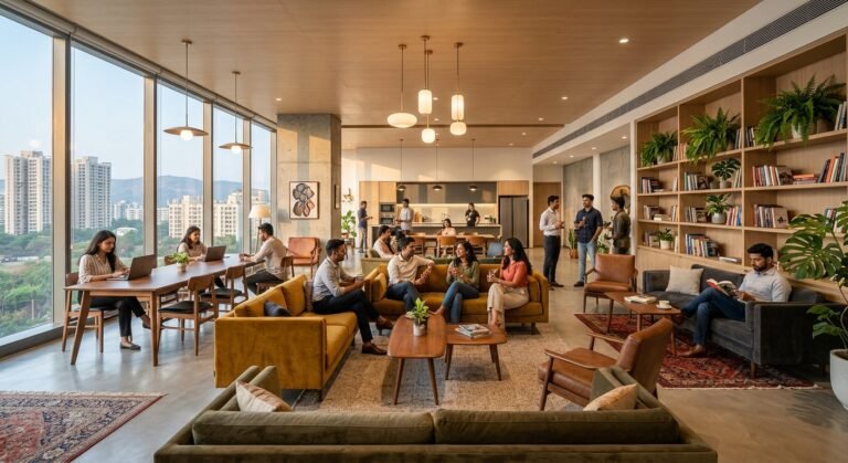 modern premium coliving in Navi Mumbai
