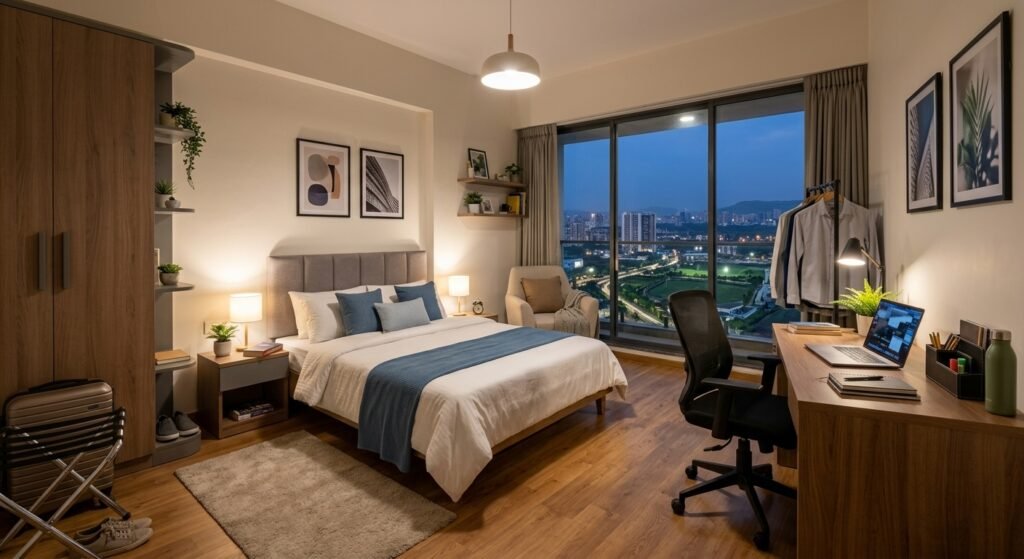 furnished coliving space in Navi Mumbai
