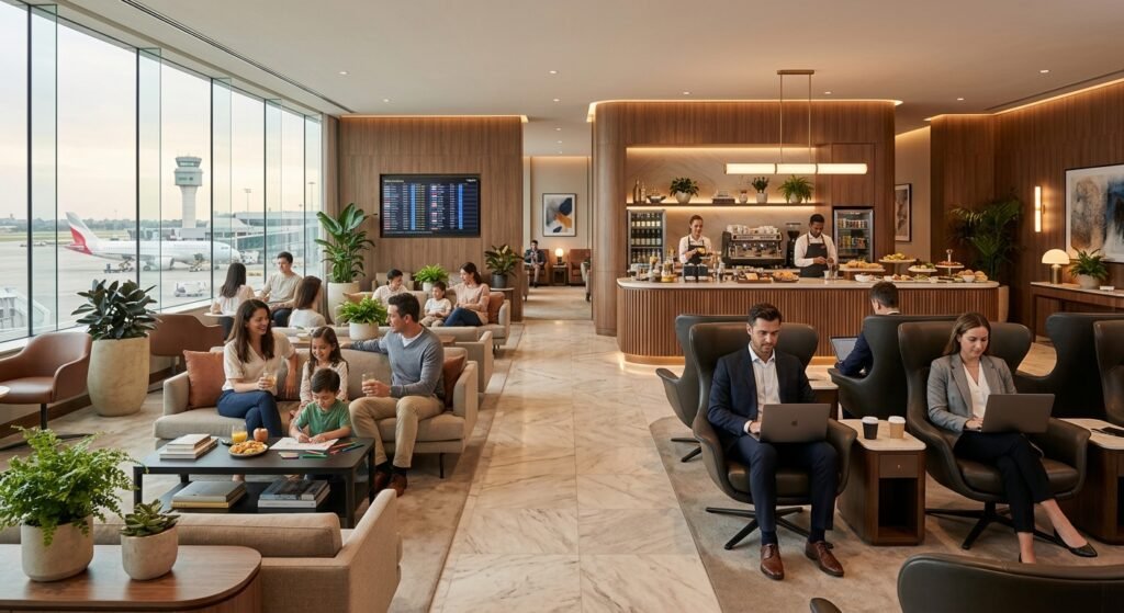 airport lounge in Navi Mumbai
